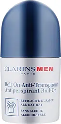 Дезодорант-антиперспірант для тіла роликовий 50 мл Clarins Men Roll-On Anti-Transpirant