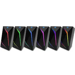 Акустична система 2.0 Media-Tech COBRA PRO URION Bluetooth Gaming 8Вт., LED Light - мініатюра 5