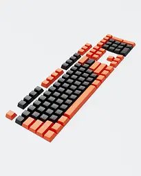 Набір кейкапів Dark Project PBT KS-43 ENG/UA/RU (DP-KS-0043) чорно-помаранчеві - мініатюра 2