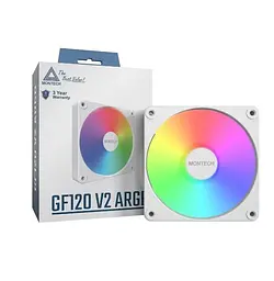 Корпусний вентилятор 120MM GF120 V2 ARGB PWM (W) MONTECH