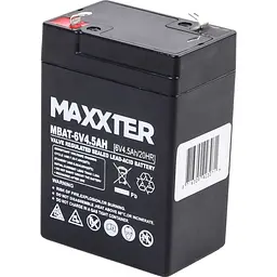 Акумулятор Maxxter AGM 6V (6V/4.5Ah/27Wh) (MBAT-6V4.5AH) [125710]