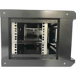 Шафа настінна GEAR 6U 19'' 530x400x300 мм, + полиця 19", чорна (GWMSN-6U) - мініатюра 3