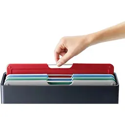 Набір обробних дощок Joseph Joseph Folio Regular Coast Grey з кейсом 4 шт. (60214) - мініатюра 2