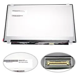 Матриця 15.6 B156HTN05.2 1920х1080, 30pineDP, 120HZ, 400 cd/mх, LED, SLIM вертикальні вушки, матова, роз'єм праворуч знизу для ноутбука