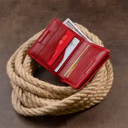 Жіночий шкіряний гаманець GRANDE PELLE 11,5х11,5х3 см acs0024517 - мініатюра 9