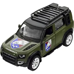 Машинка TechnoDrive серії Шеврони Героїв LAND ROVER DEFENDER 110 "25 ОВДБр"