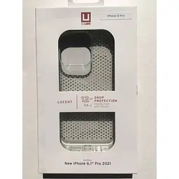 Оригінальний протиударний силіконовий чохол UAG Lucent для iPhone 13 Pro (6.1") Ice (11315N314343) - мініатюра 3