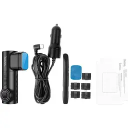 Відеореєстратор Hoco Driving recorder DV1 з Wi-Fi 1080p чорний - мініатюра 5