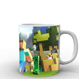 Кухоль GeekLand Minecraft Майнкрафт постер MС.02.003 330 мл білий - мініатюра 3