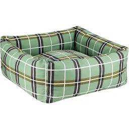 Лежак для тварин BronzeDog Comfort квадратний М 55х55 см зелений - мініатюра 2