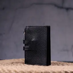 Чоловічий шкіряний картхолдер KARYA 10,4х6,2х1 см acs0025918 - мініатюра 6