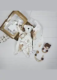 Набір для малюка: ведмедик, гризунець, слинявчик a.l.babybox Феї