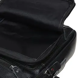 Чоловіча сумка Borsa Leather K15112 26x23x8 см Чорний (10960) - мініатюра 6