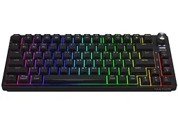 Клавиатура игровая механическая беспроводная HATOR HTK-450 UA RGB Icefall PRO, Wireless, Display Black - мініатюра 1