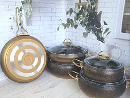 Набір посуду O.M.S. Collection 3024 Gold - мініатюра 2