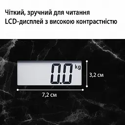 Ваги підлогові цифрові чорні Aurora  ADE BE 1712 - мініатюра 4