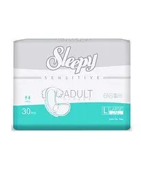 Комплект: Підгузки для дорослих Sleepy L + Пелюшки Sleepy + Рушники Sleepy - мініатюра 2