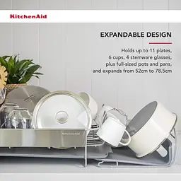 Підставка для сушки посуду KitchenAid Sinkware сіра (KEG896BXCGA) - мініатюра 13