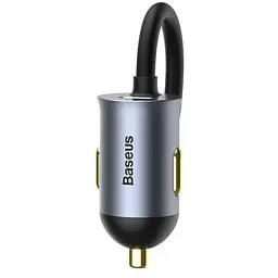 Адаптер автомобильный BASEUS Share Together PPS multi-port Fast charging car charger with cord |2USB/2Type-C, - мініатюра 6