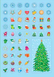 Святкові наліпки-прикрашалки. Чарівні історії - мініатюра 4