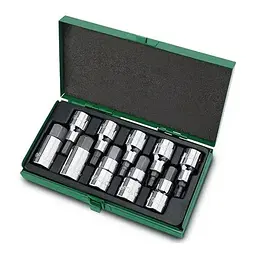 Комплект головок-біт шестигранник 1/2" Н4-Н19 Toptul hoz0007985