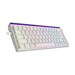 Клавіатура Ajazz NK68 Red Switch USB UA White (NK68-R-S-W) - мініатюра 5