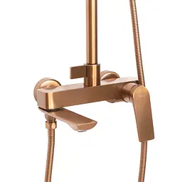 Душова система з виливом Rea Avalon brushed copper REA-P2418 - мініатюра 3