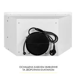 Витяжка повновбудована WEILOR WB 68 WH - мініатюра 9