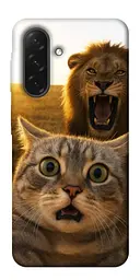 Чохол Demsky Shocked cat and lion для Samsung Galaxy A26 5G
