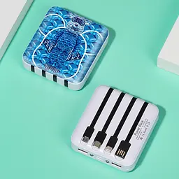 УМБ павербанк Power Bank 10000 mAh LVR 017 Bearbrick №3 (17686) - мініатюра 2