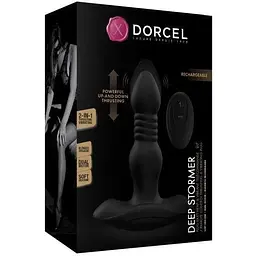 Анальна пробка з вібрацією та пульсацією Dorcel Deep Stormer - мініатюра 6