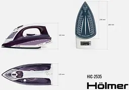 Праска Holmer HIC-2535 Violet/White 2500W teh0019939 - мініатюра 3