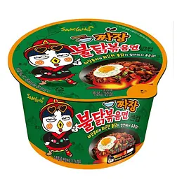 Локшина швидкого приготування Samyang Jajang Buldak зі смаком Чанджанмен 105г