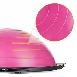 Балансувальна платформа 4FIZJO Bosu Ball 60 см Pink (P-5905973402453) - мініатюра 2