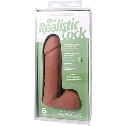 Фалоімітатор Doc Johnson The Realistic Cock ULTRASKYN 6 Inch, 17.3 см - мініатюра 9