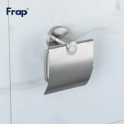 Тримач для туалетного паперу нержавіюча сталь Frap F30103 1/40, Хром - мініатюра 2