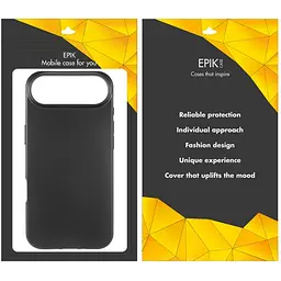 Чохол TPU Epik Black для Apple iPhone 17 Air (6.5) Чорний - мініатюра 6