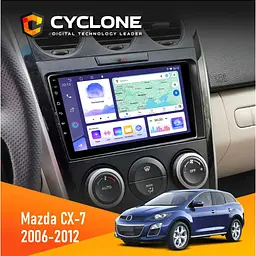 Штатна магнітола Mazda CX-7 2006-2012 Cyclone C9-011 4x64, DSP Cyclone (НФ-00007661)