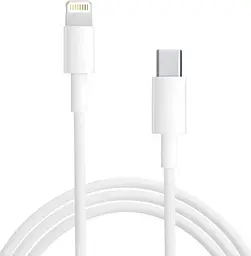 Кабель зарядний No Brand USB C - Lightning 1 м White (V4T-0031-95-1)