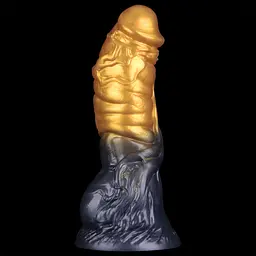Фалоімітатор Lovetoy Dual Density 7.5’’ 19 см (золотий) - мініатюра 12