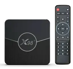 Смарт-ТВ-приставка Android SmartTV Box X98 Plus 4 Гб/32 Гб 8K HDR - мініатюра 2