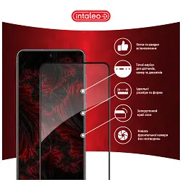 Скло захисне Intaleo Full Glue Xiaomi Redmi Note 9S Black (1283126501340) - мініатюра 3