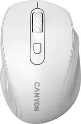 Мышь Canyon OnClick 20 Ergonomic Silent Wireless White (CNE-CMSW20W)