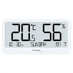 Термогігрометр Technoline WS9455 White (WS9455), Білий - мініатюра 2