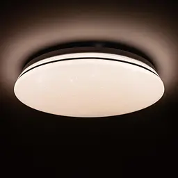 Стельовий світильник Simple зоряне небо 36W 375 x 60 мм 4000К 2900Lm без пульта 1срібло - мініатюра 3
