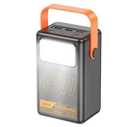 Портативна батарея Hoco J110A Powerful PD 65W 60000mAh зовнішній акб чорний - мініатюра 2