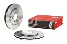 Диск гальмівний передній вентильований Nissan Navara NP300, Pathfinder III 04-25р Brembo (09.B628.10) - мініатюра 2