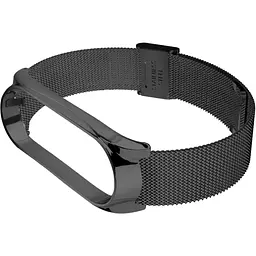 Ремінець BeCover Metal для Xiaomi Mi Smart Band 8 Black (709357) - мініатюра 2