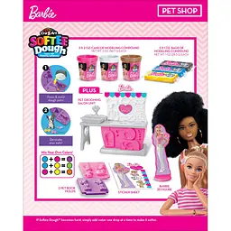 Тісто для ліплення Cra-Z-Art Barbie Зоомагазин з формами набір 10 шт. (34041CRA) - мініатюра 3