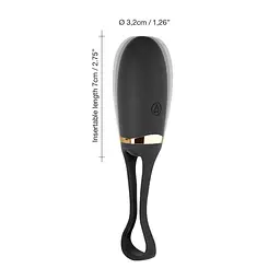Віброяйце Dorcel Secret Delight Gold 12.5 см чорний - мініатюра 9